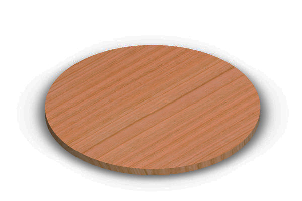 Wooden Lazy Susan - Oak Round 3/4" thick